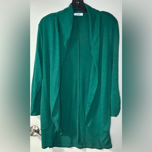 Ricki’s Shawl Cardigan Emerald Green Size Large - Picture 4 of 7